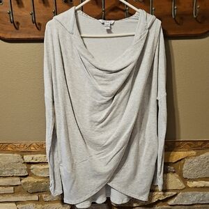 Athleta Hooded Light Sweatshirt Top Size Small
